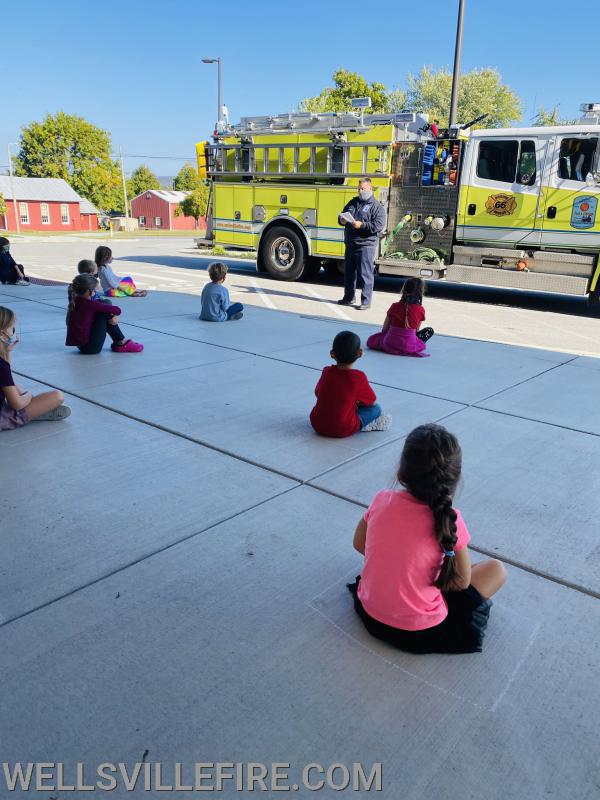 Fire Prevention Day 2020 at Wellsville Elementary School